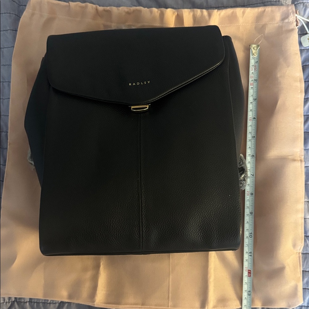 RADLEY - Southwark Road Backpack - Black Leather Women's Bag - Picture 6 of 7